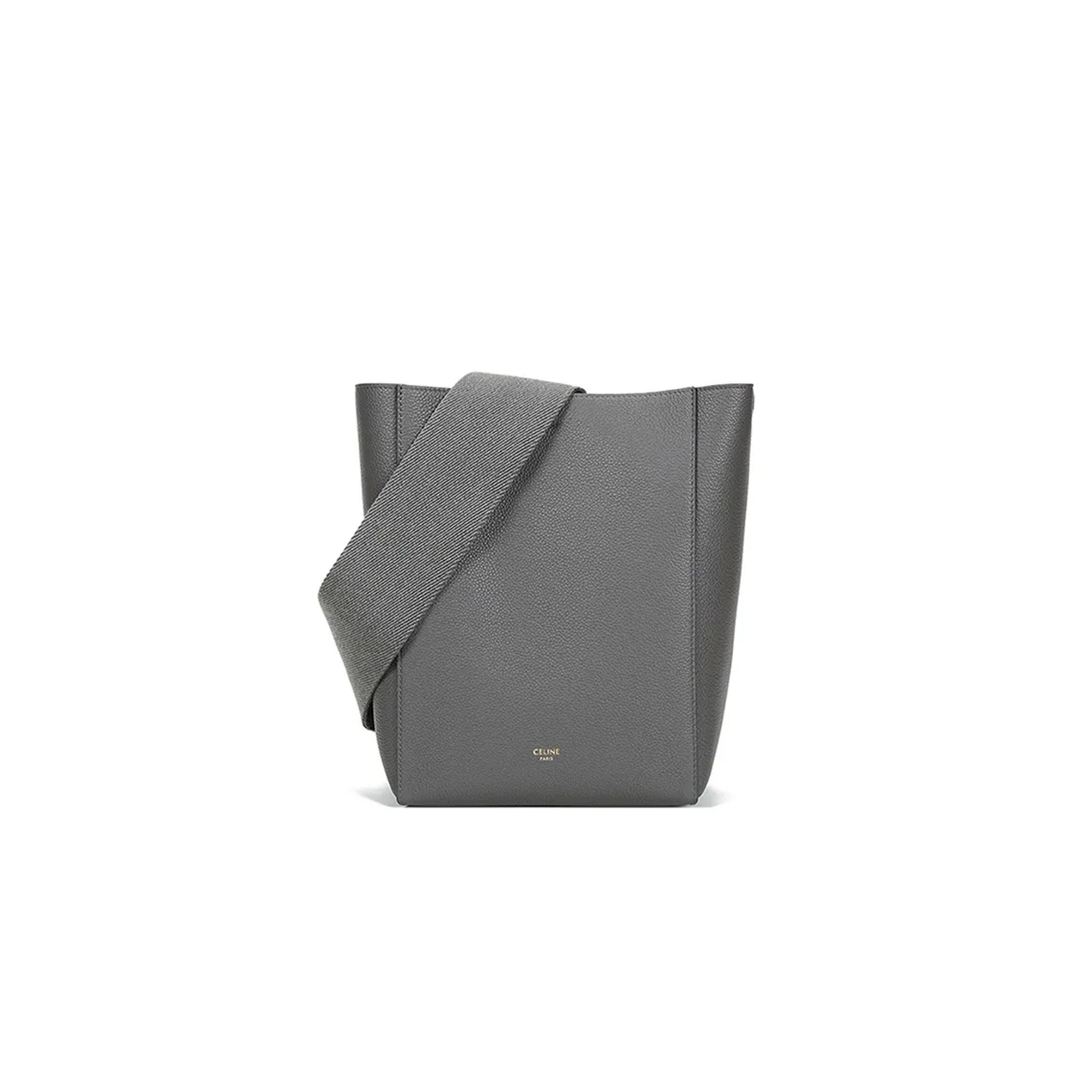 Ce**e small bucket bag in sangle seau pebbled calfskin 189303ah4.10dc (25*18*12cm)